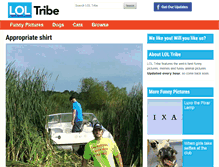 Tablet Screenshot of loltribe.com